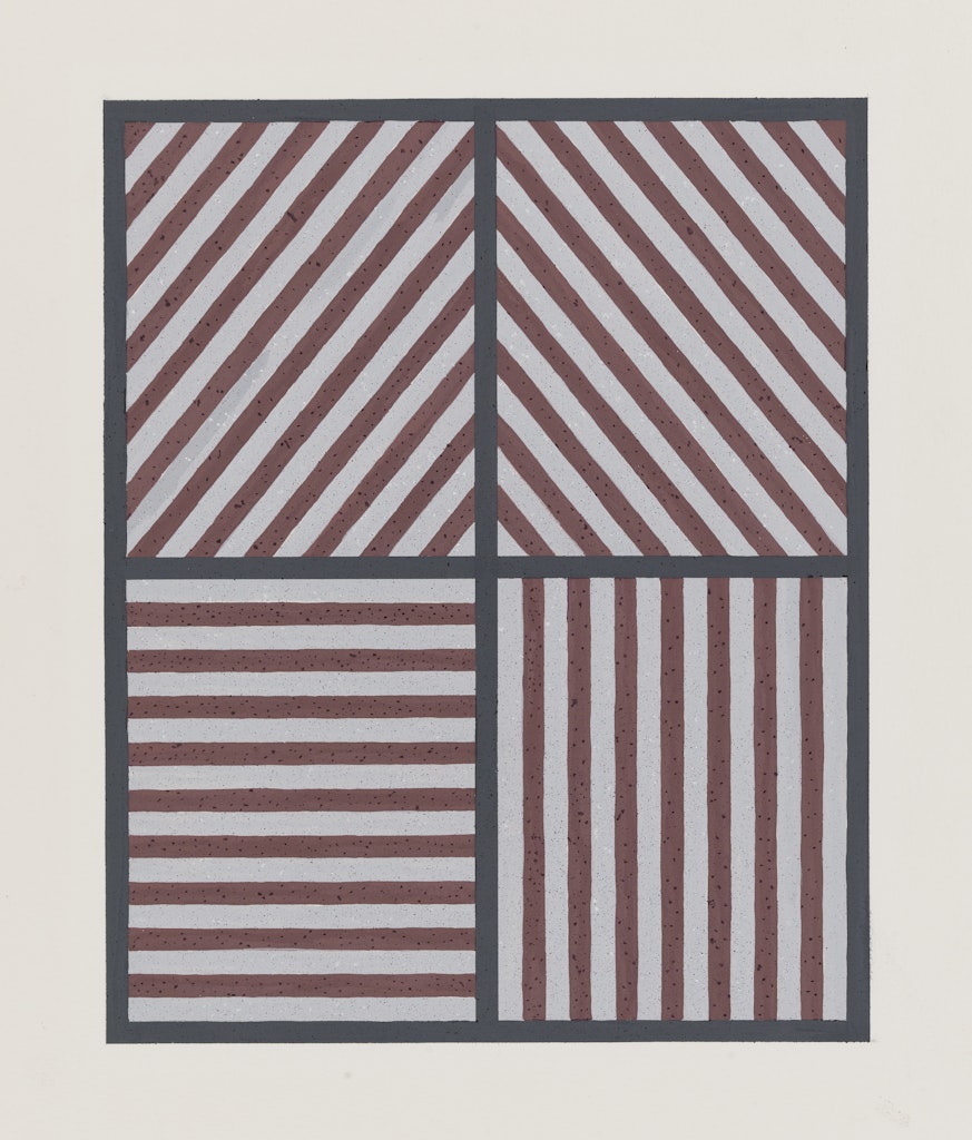 Maquette for crosswalk, Lines in Two Directions, between Walker Art Center and the Minneapolis Sculpture Garden