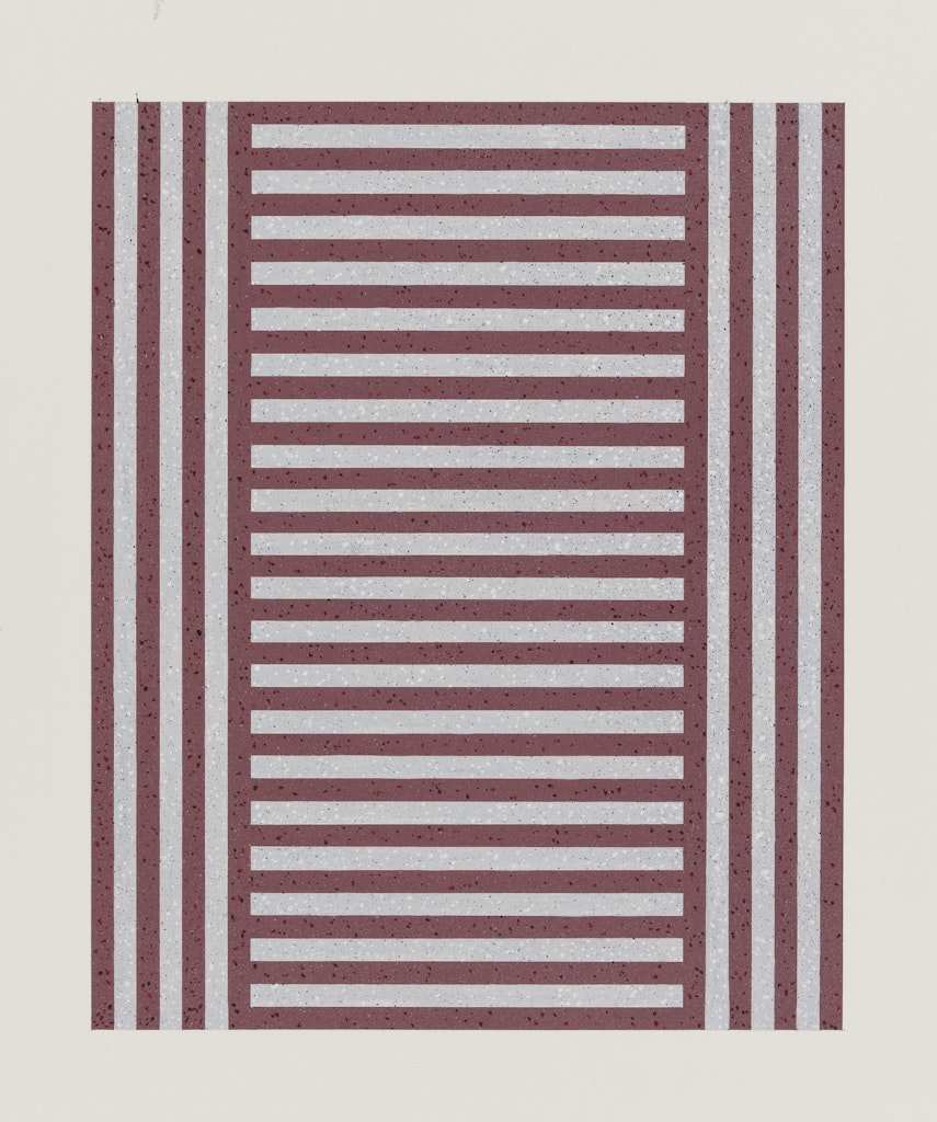 Maquette for crosswalk, Lines in Two Directions, between Walker Art Center and the Minneapolis Sculpture Garden