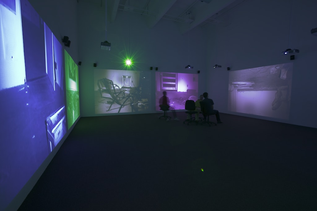 MAPPING THE STUDIO II with color shift, flip, flop & flip/flop (Fat Chance John Cage) All Action Edit