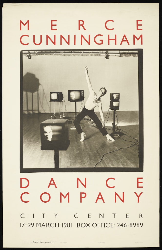 poster for Merce Cunningham Dance Company: City Center, March 17-29, 1981