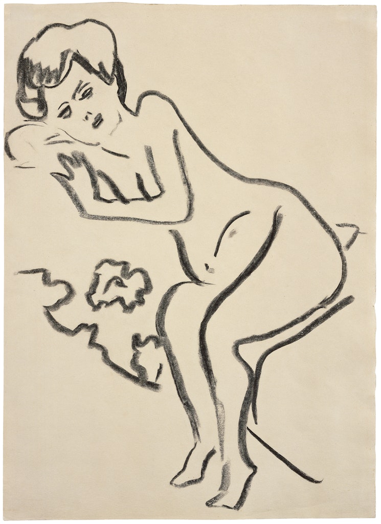Halbliegender Akt (Semi-Reclining Nude)