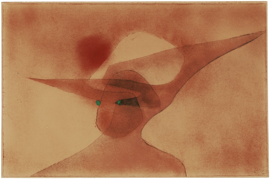 Dame im breiten Hut (Lady in a Wide-Brimmed Hat)