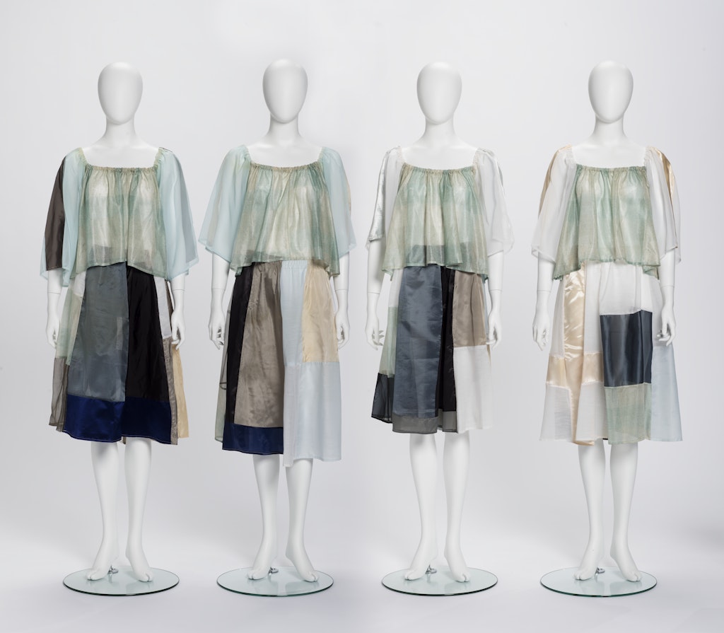 costumes for Trisha Brown Dance Company's Glacial Decoy