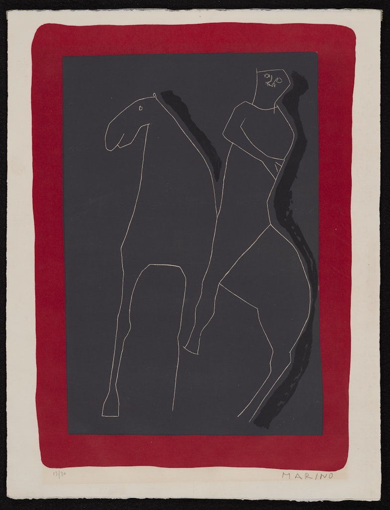 Cavalier, Rouge Et Moir