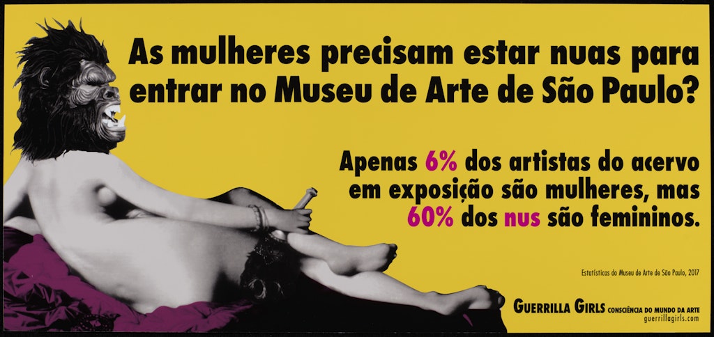 As mulheres precisam estar nuas para entrar no Museu de Arte de São Paulo?