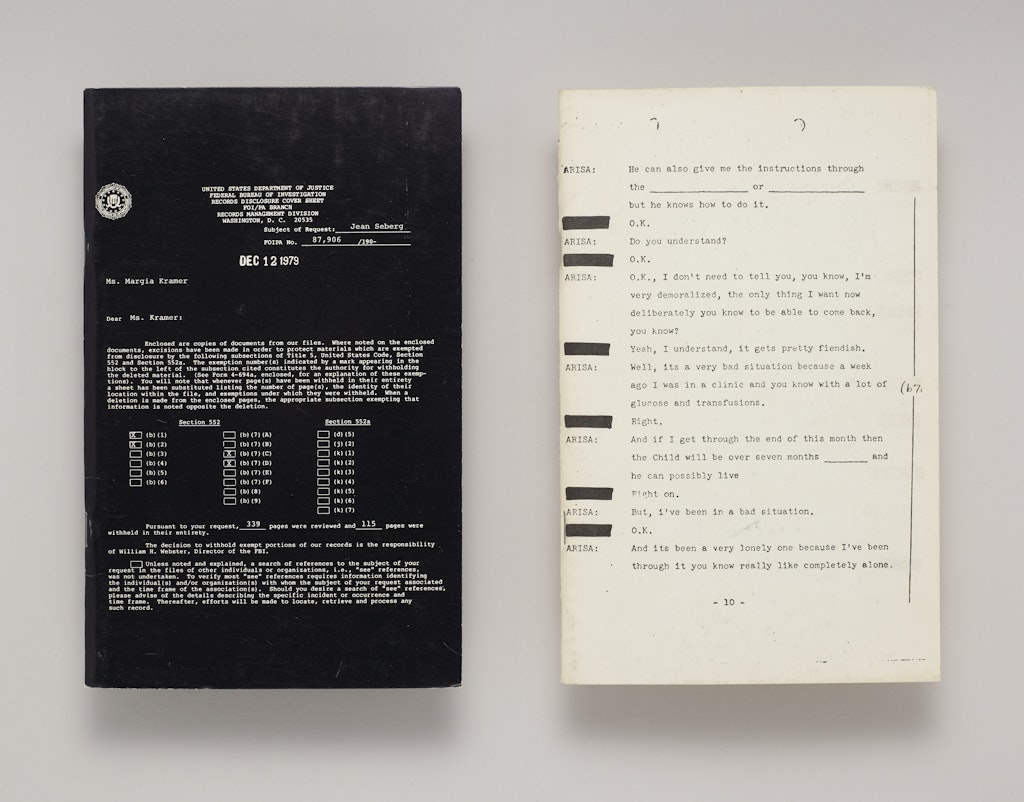 Essential documents:  the F.B.I. file on Jean Seberg