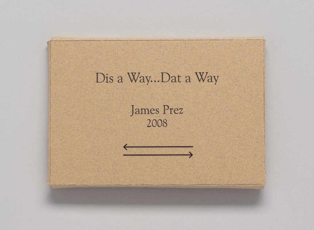 Dis a way--dat a way