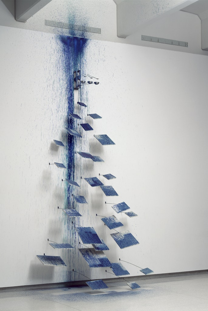 The Little Painting School Performs a Waterfall