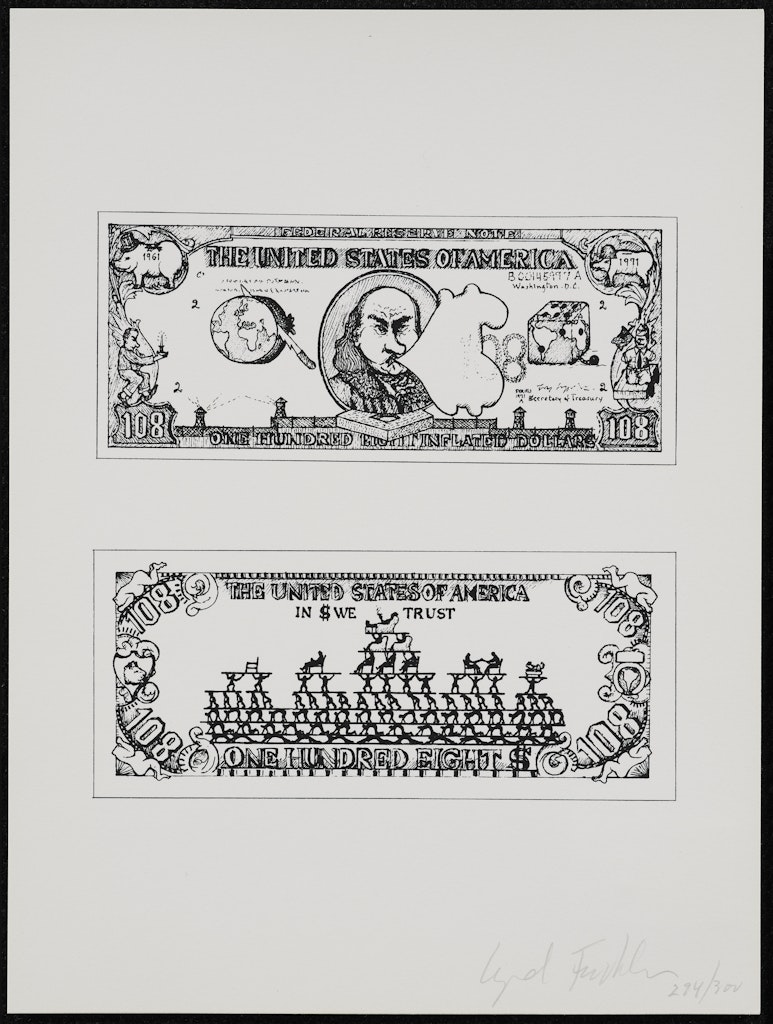 $108 Bill from The New York Collection for Stockholm portfolio