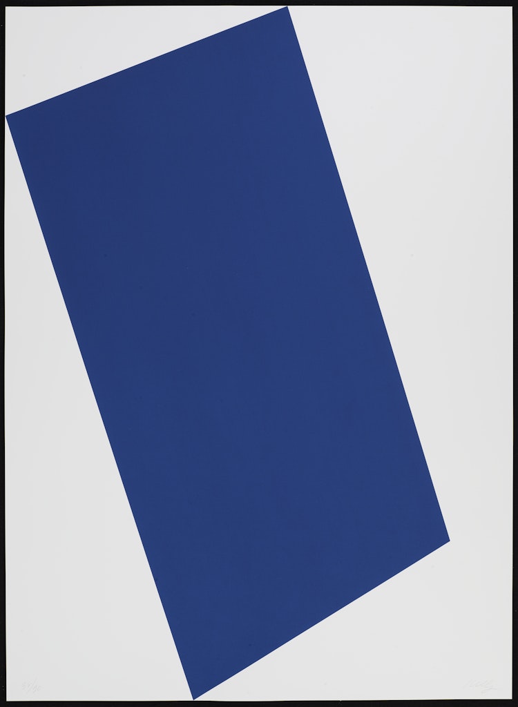 Blue (for Leo) from Leo Castelli 90th Birthday Portfolio