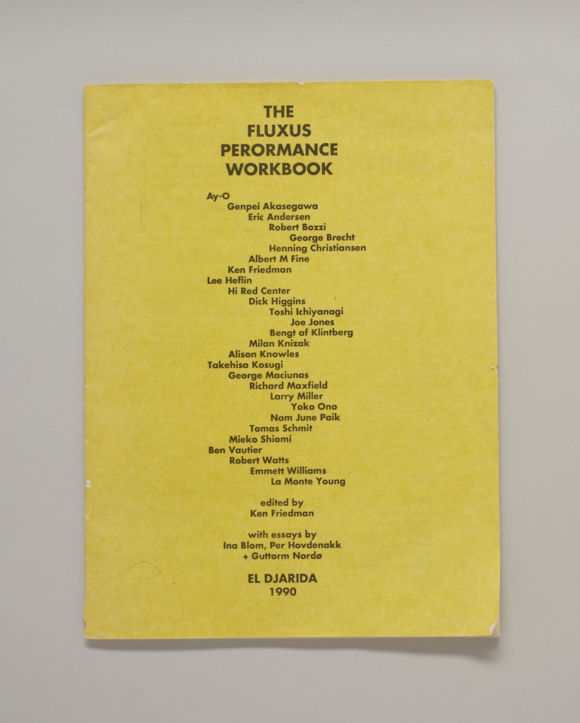 Fluxus Per[f]ormance Workbook