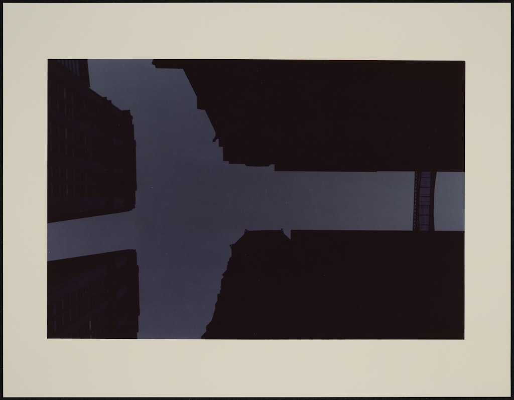 A Cut-Out Sky (Thames St. Between Broadway & Trinity Pl., N.Y.C.)