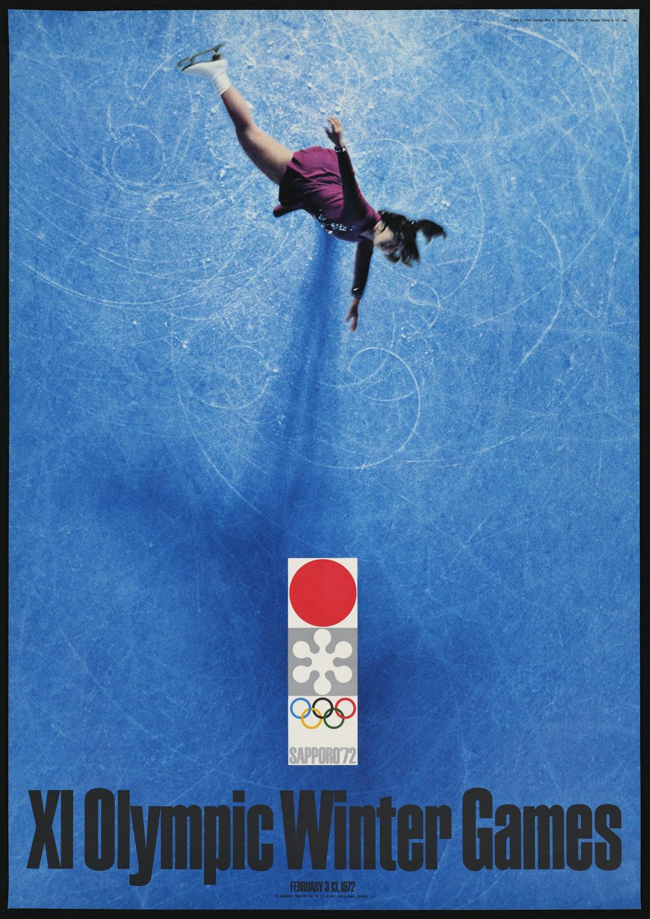 1972 XI Olympic Winter Games ポスター 4枚セット Poster for XI Olympic Winter Games, February 3 - 13, 1972 | Walker
