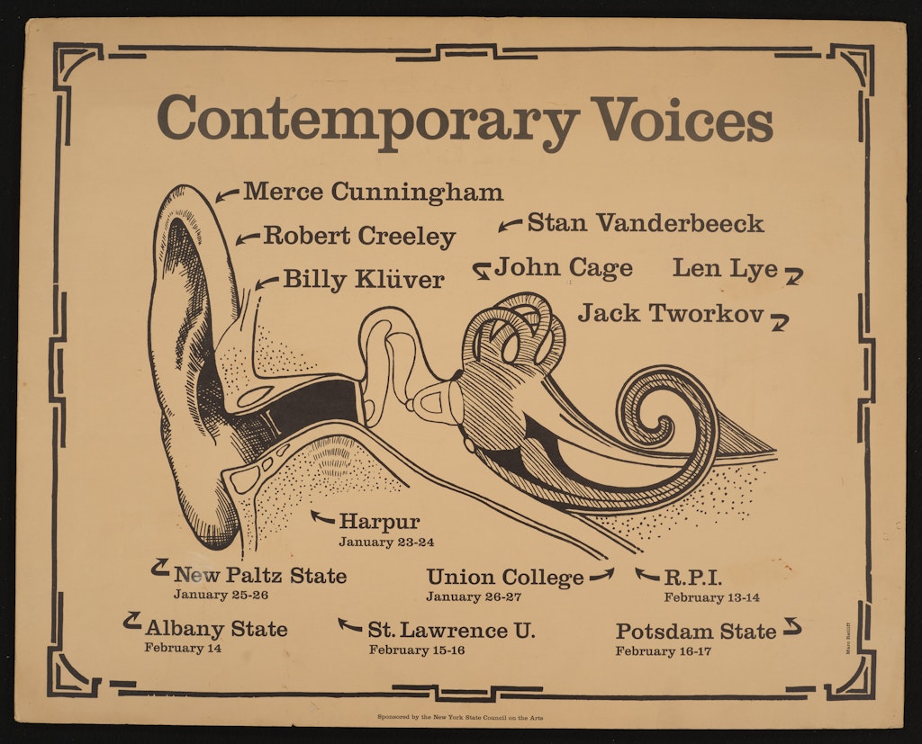 poster for NY State Council for the Arts: Contemporary Voices