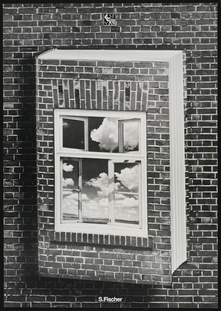 Poster for S. Fischer Publishing House, Image of Wall with Window