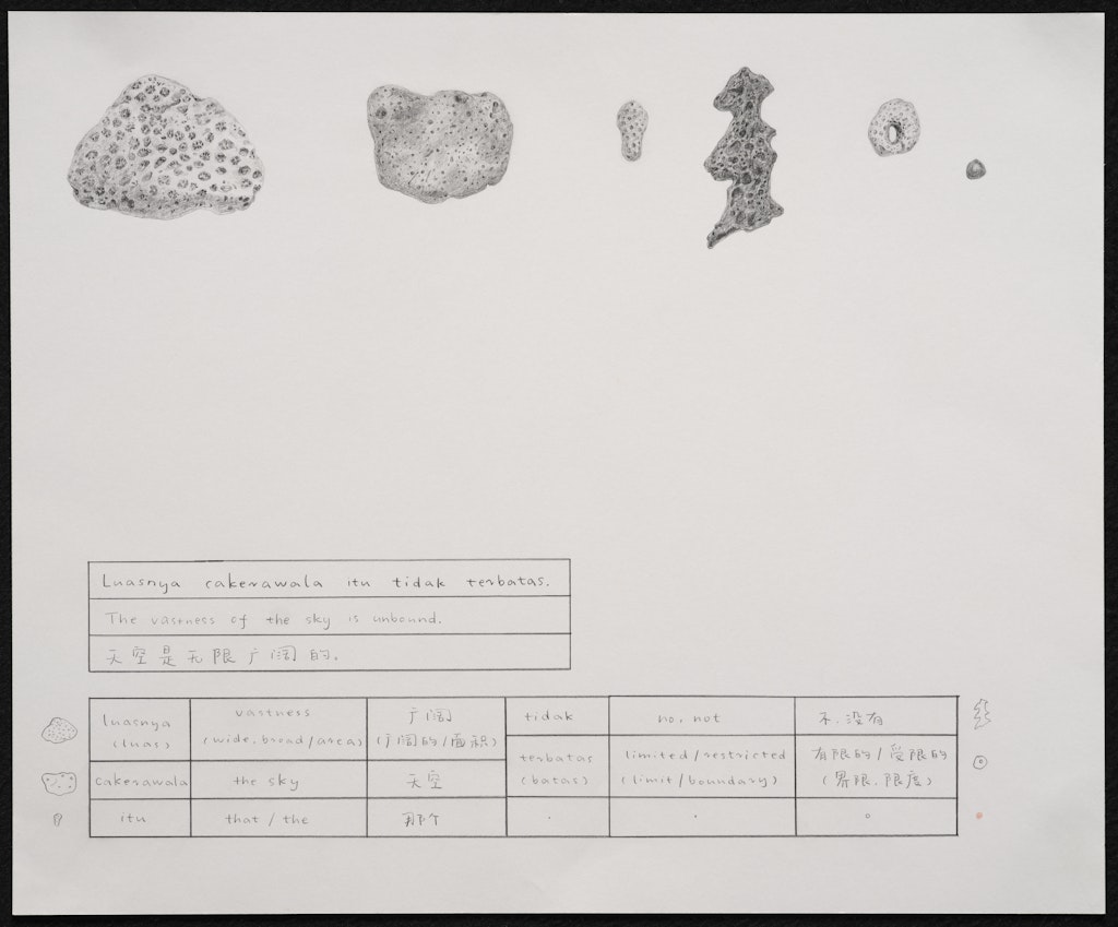 Coral Dictionary (The vastness of the sky is unbound.)