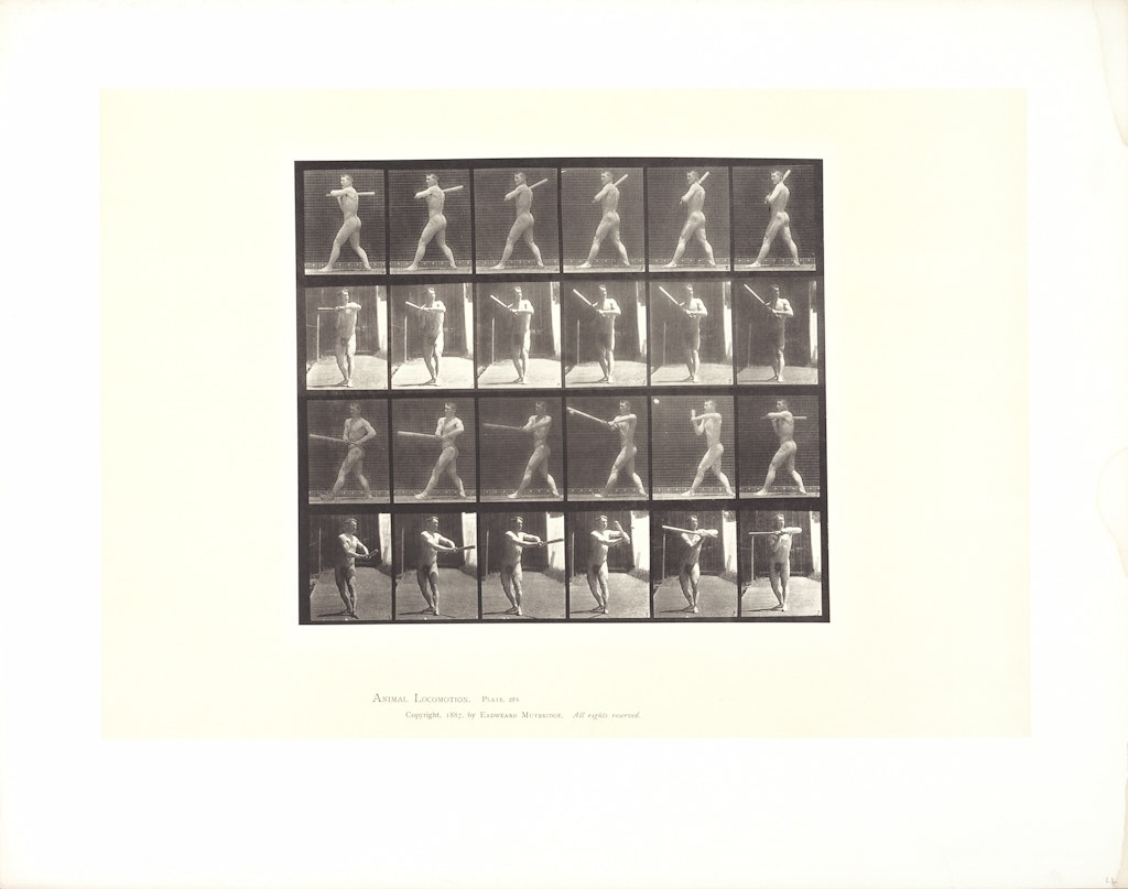 Baseball, Batting Plate #274 from Human and Animal Locomotion