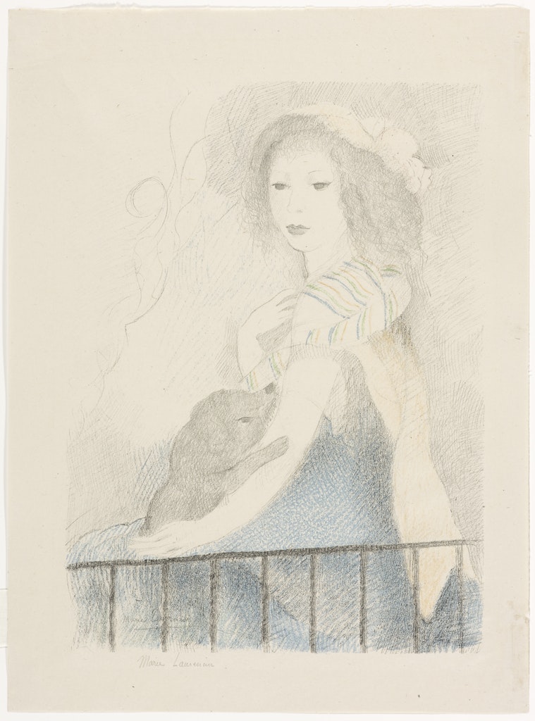 Femme Au Chien
